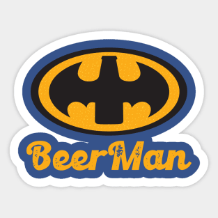 BeerMan Sticker